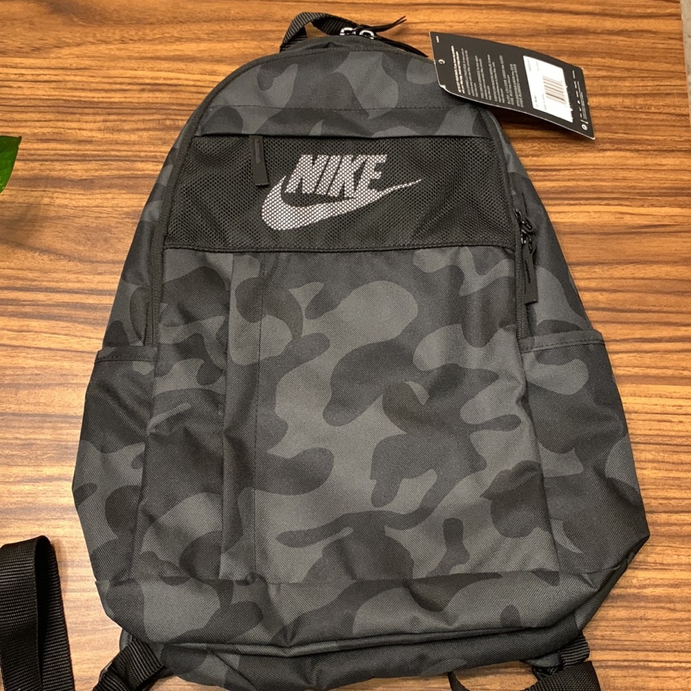 Nike Backpack Black Camo